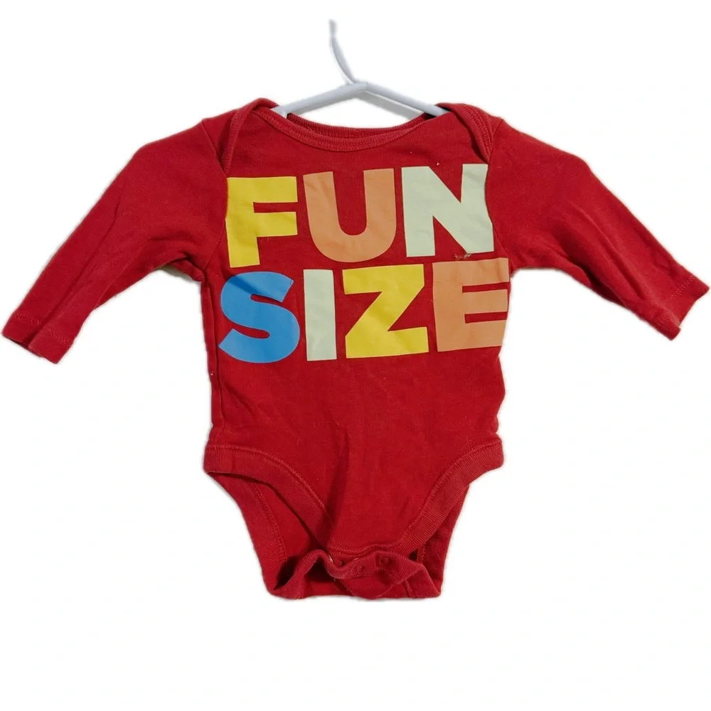 Old Navy Red‎ 'Fun Size' Kids Bodysuit